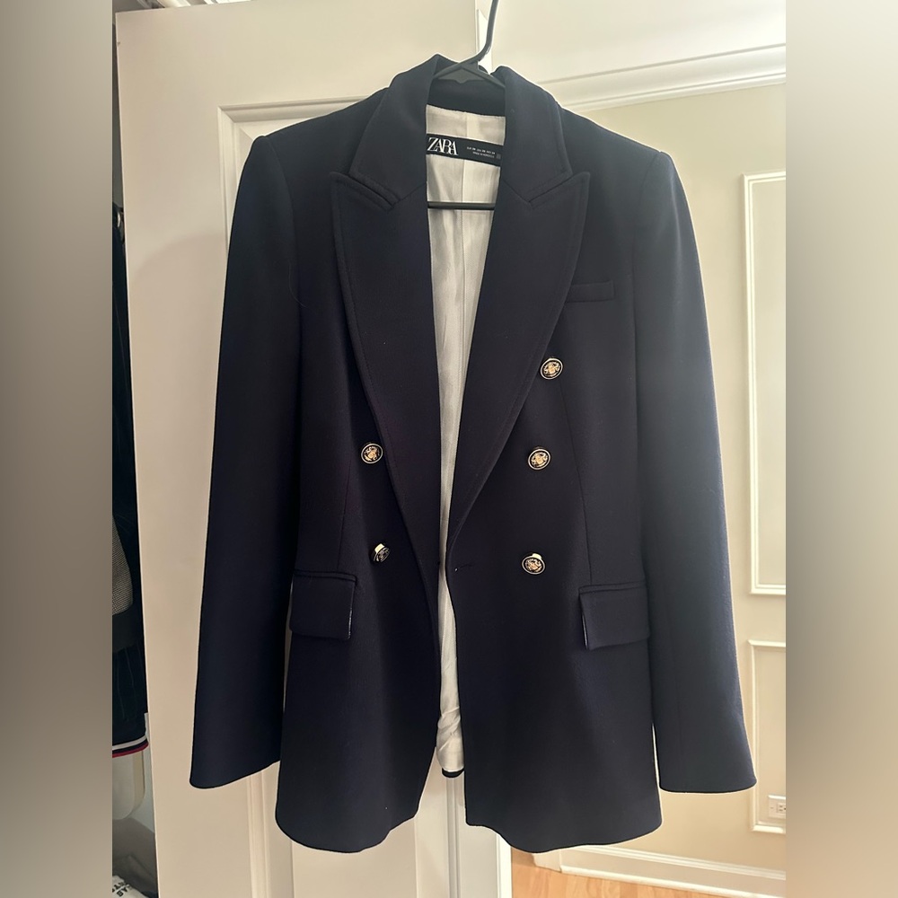 Zara Dark Blue Blazer